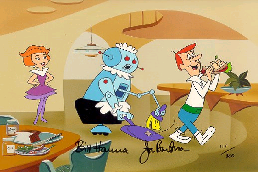 Jetson's Robot Maid Cleaning 